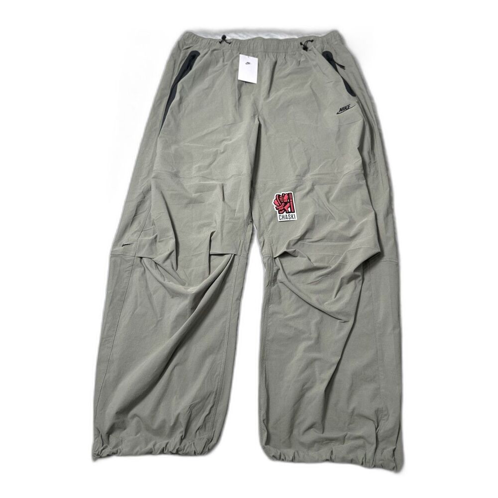 Nike Tech Woven Olive Green Oversized Woven Pants Men's small HM7158-320 NEW